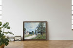 Framed room mockup - leaning