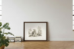 Framed room mockup - leaning