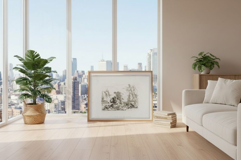 Framed room mockup - loft