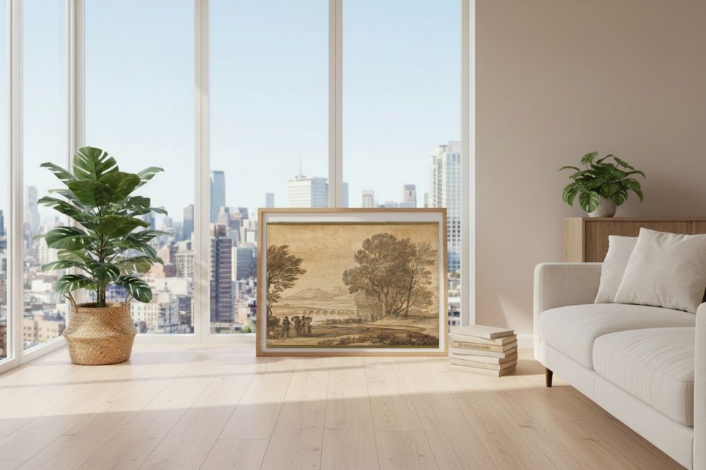 Framed room mockup - loft