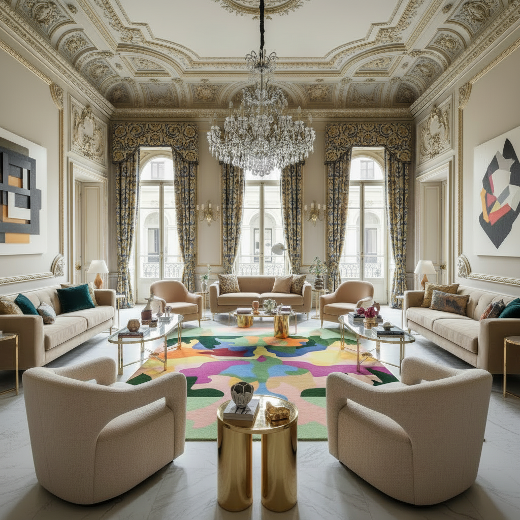 Abstract Daydream Drift Hand Tufted Rug