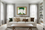 Framed room mockup - gold