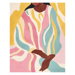 Explore the Abstract Human Form Hand Tufted Rug, a stunning area rug perfect for large living rooms. This contemporary rug features a vibrant design with flowing shapes in pastel colors, making it an ideal wool rug choice for adding a touch of modern art to your living space.