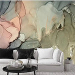 Abstract Large Watercolor Marble Wall Mural