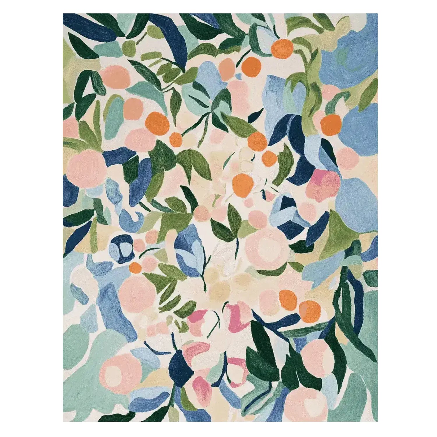 Abstract Nature Echo Hand Tufted Rug