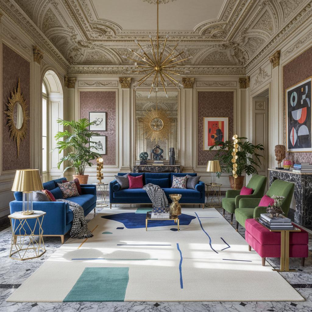 Abstract Story Hand Tufted Rug