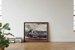 Framed room mockup - leaning