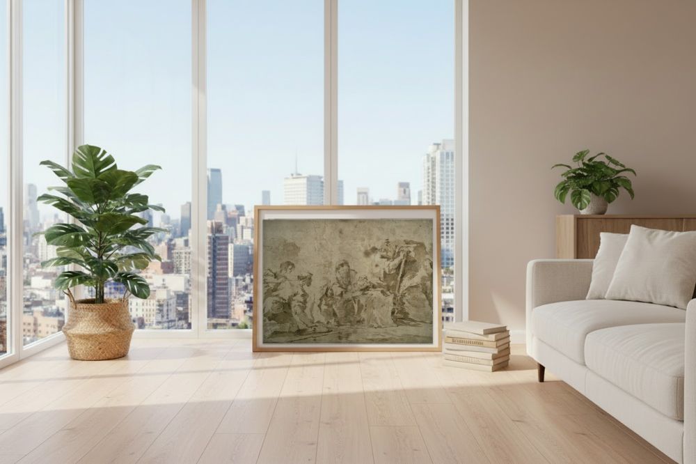 Framed room mockup - loft
