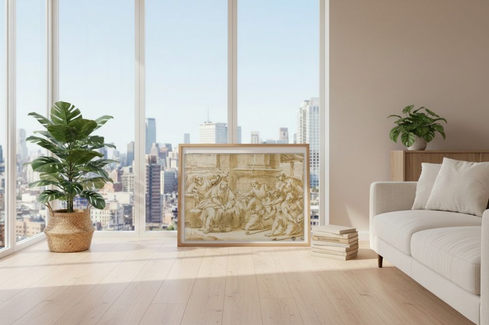 Framed room mockup - loft