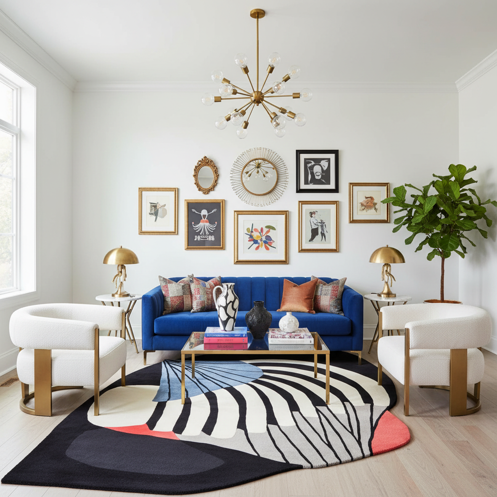 Aerodynamic Pulse Hand Tufted Rug