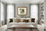 Framed room mockup - gold