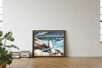 Framed room mockup - leaning