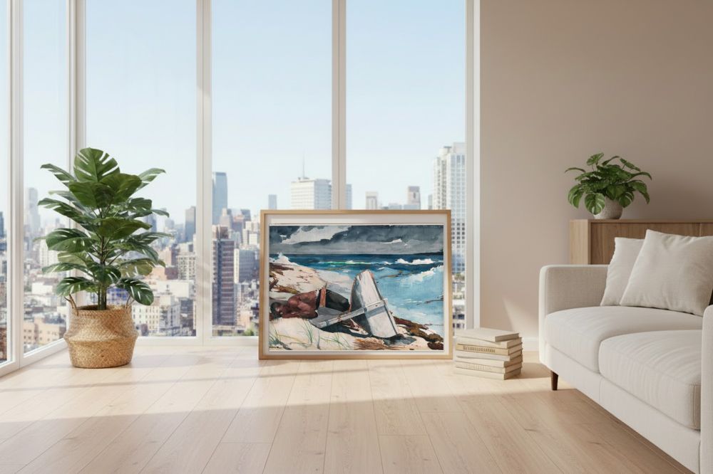 Framed room mockup - loft