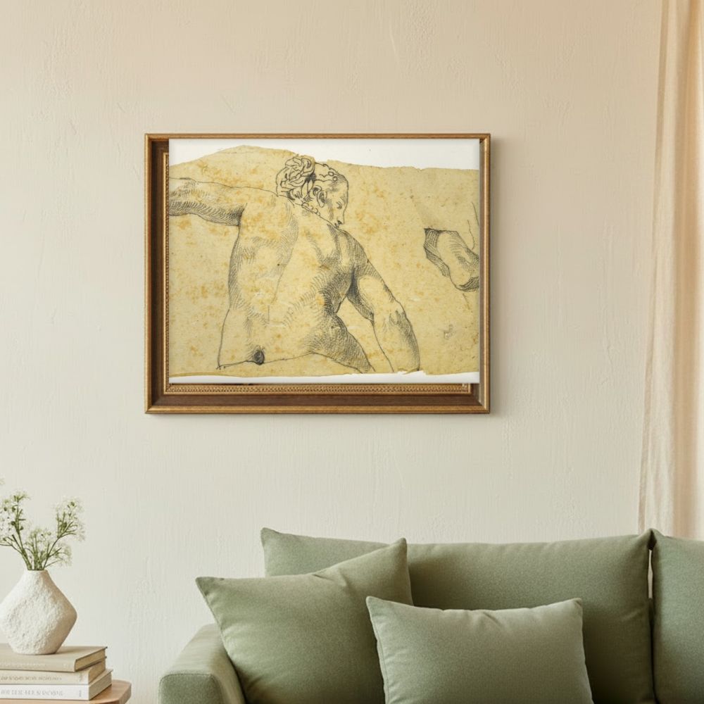 Framed room mockup - sage