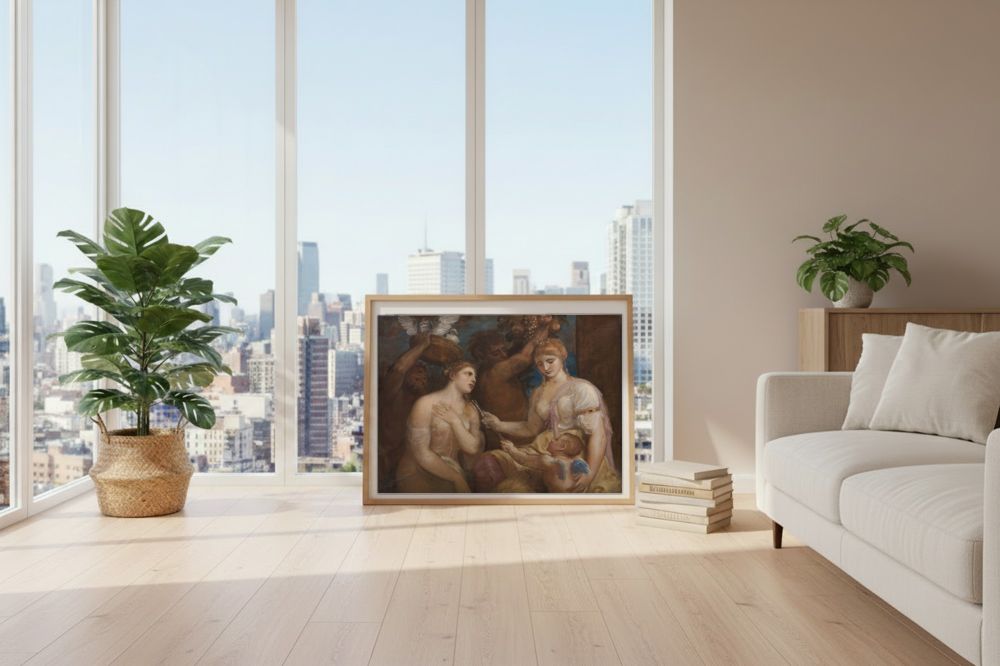 Framed room mockup - loft