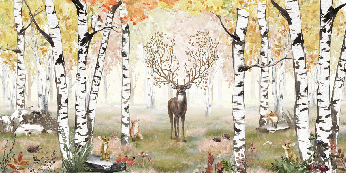 Amazing Antlers - Autumn Wall Mural