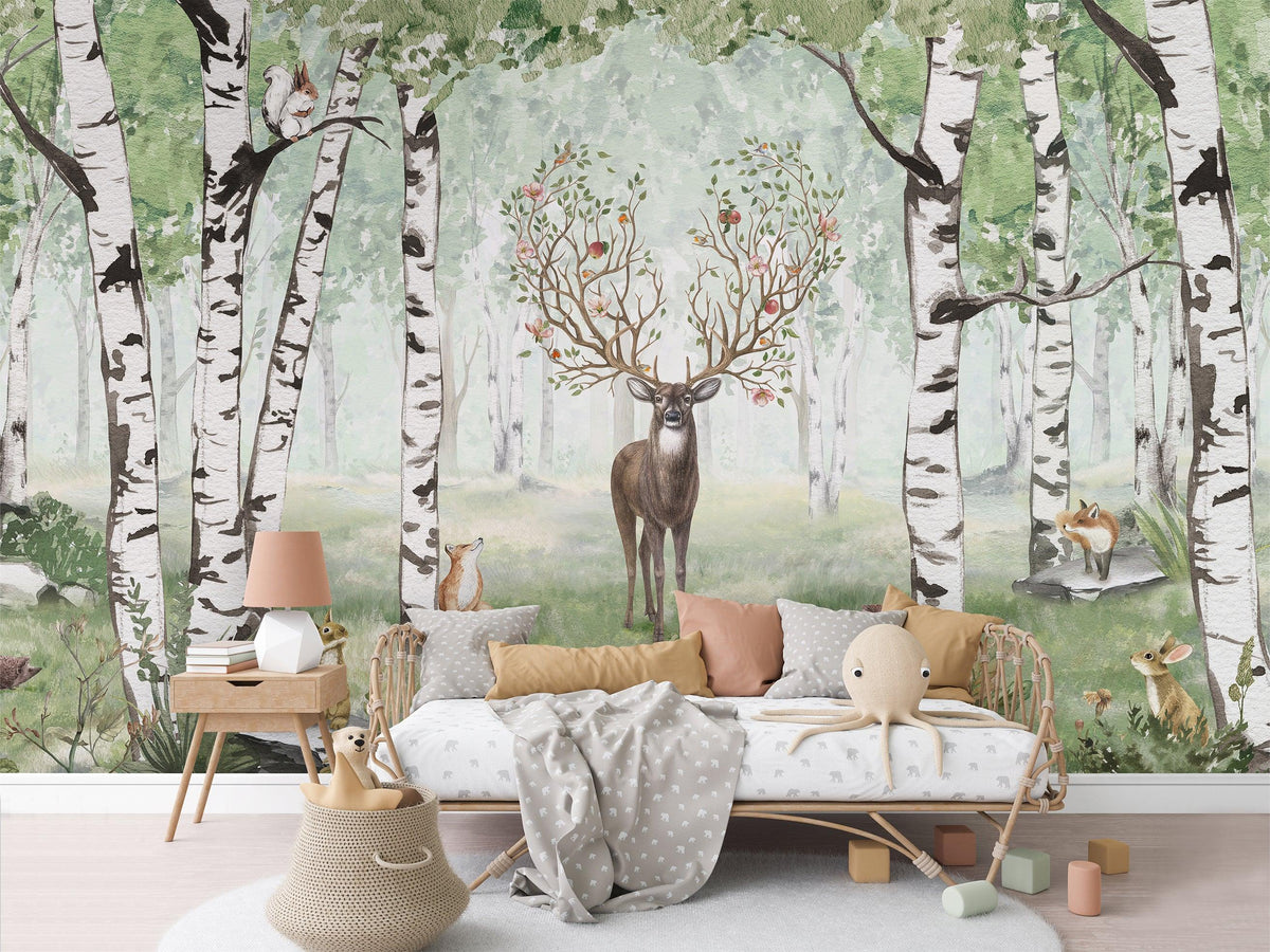 Amazing Antlers - Summer Wall Mural