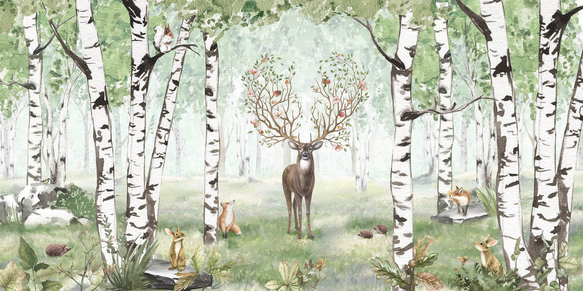 Amazing Antlers - Summer Wall Mural