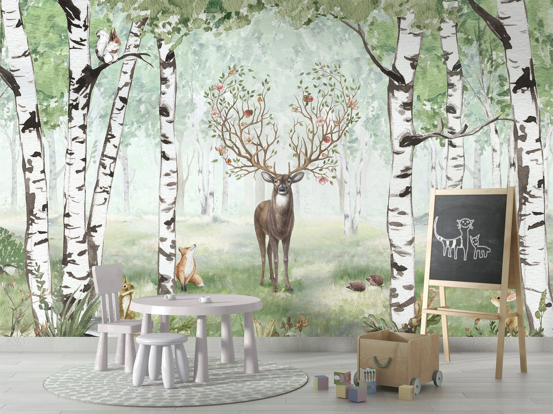 Amazing Antlers - Summer Wall Mural