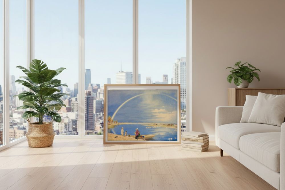 Framed room mockup - loft