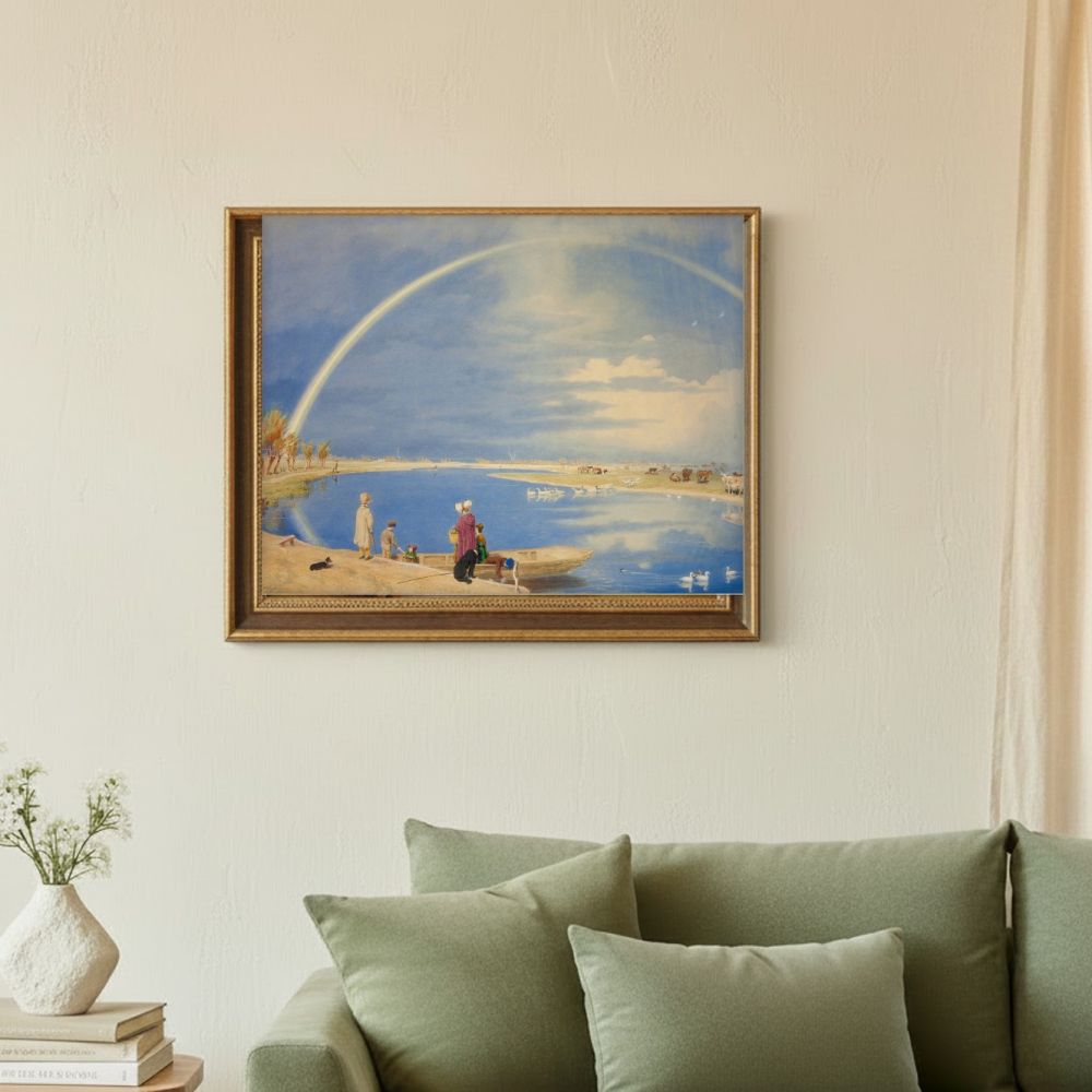 Framed room mockup - sage