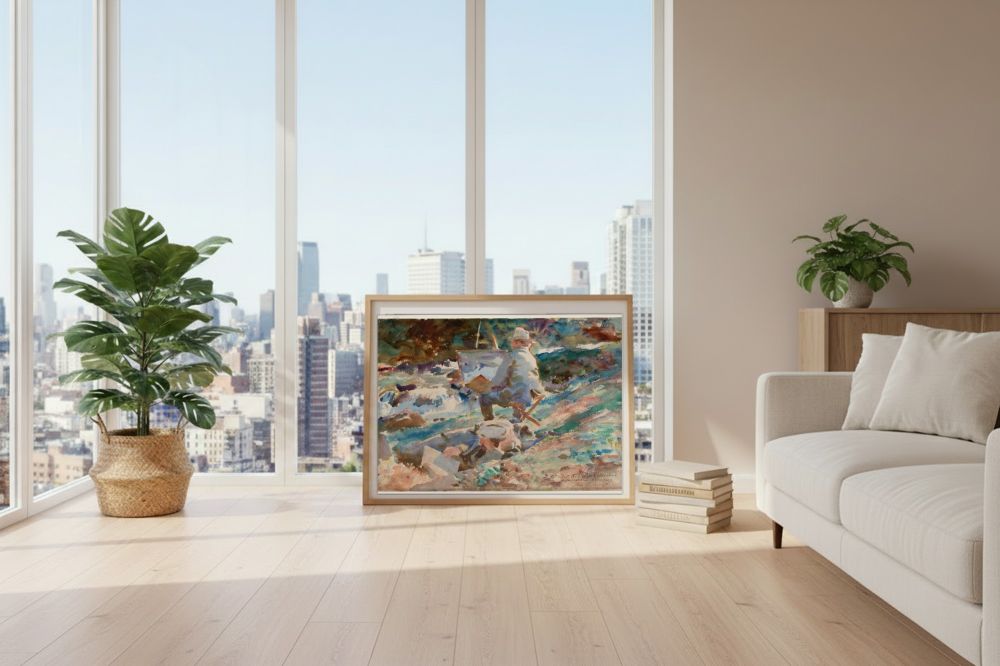 Framed room mockup - loft