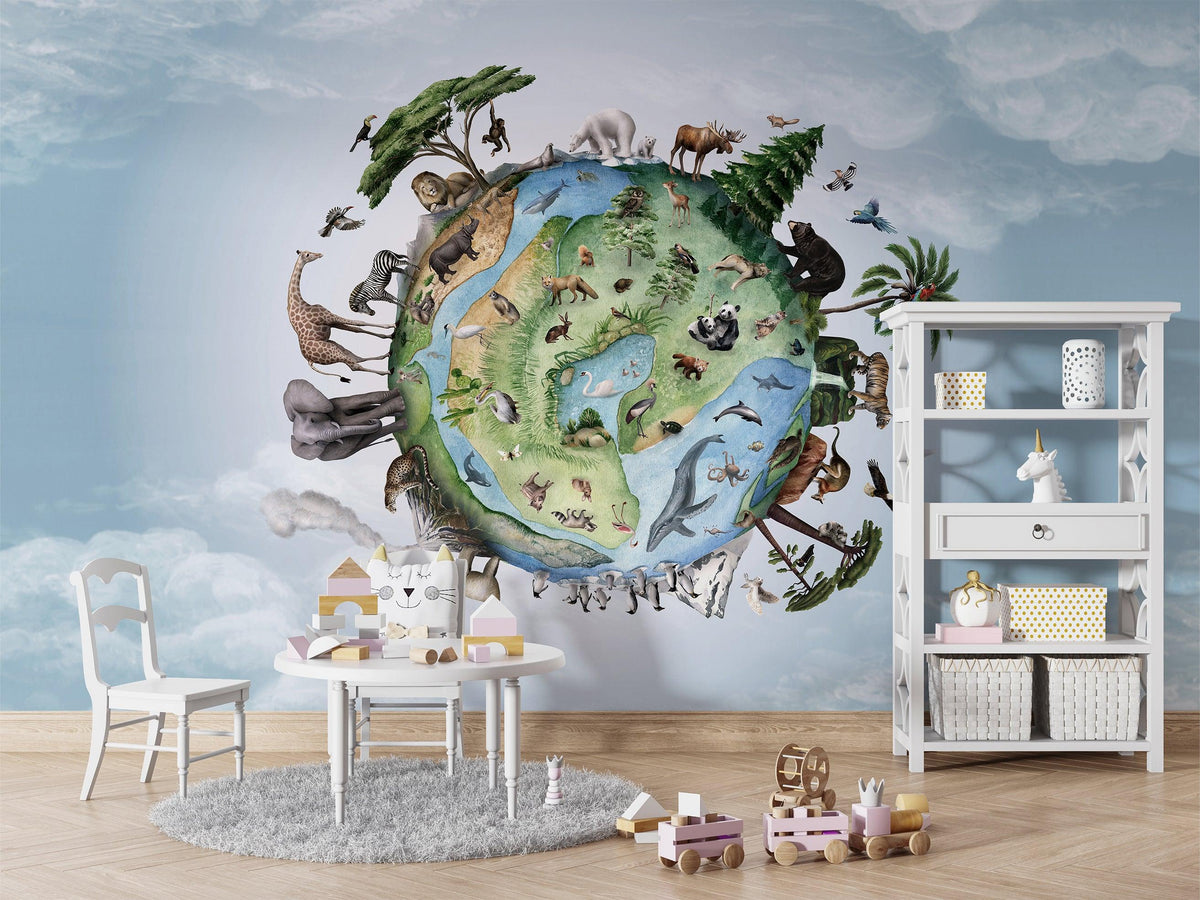 Animals of Earth Wall Mural