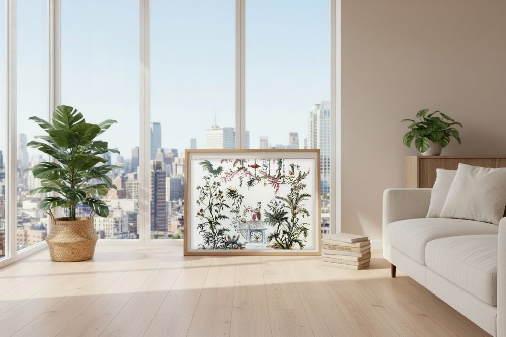 Framed room mockup - loft