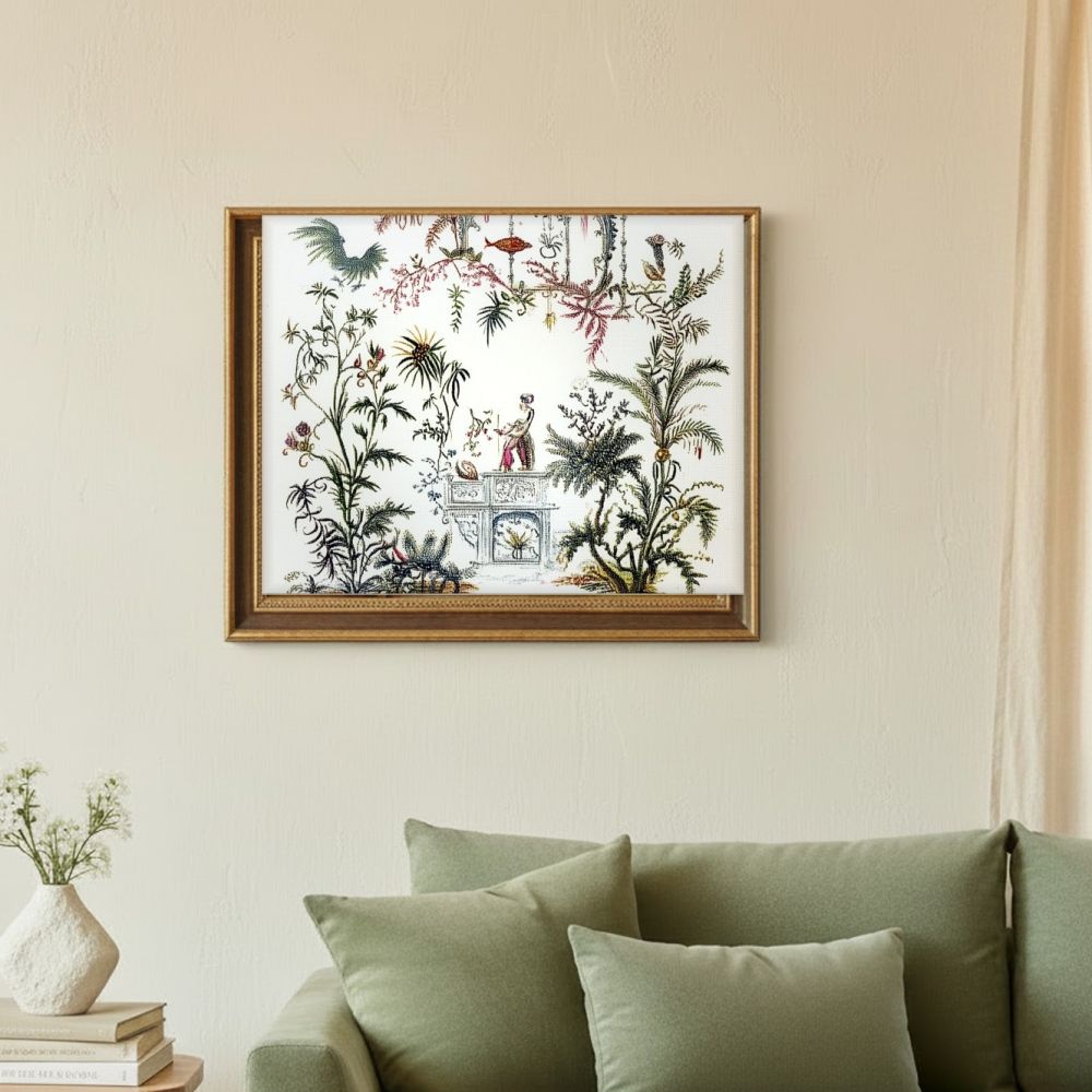 Framed room mockup - sage