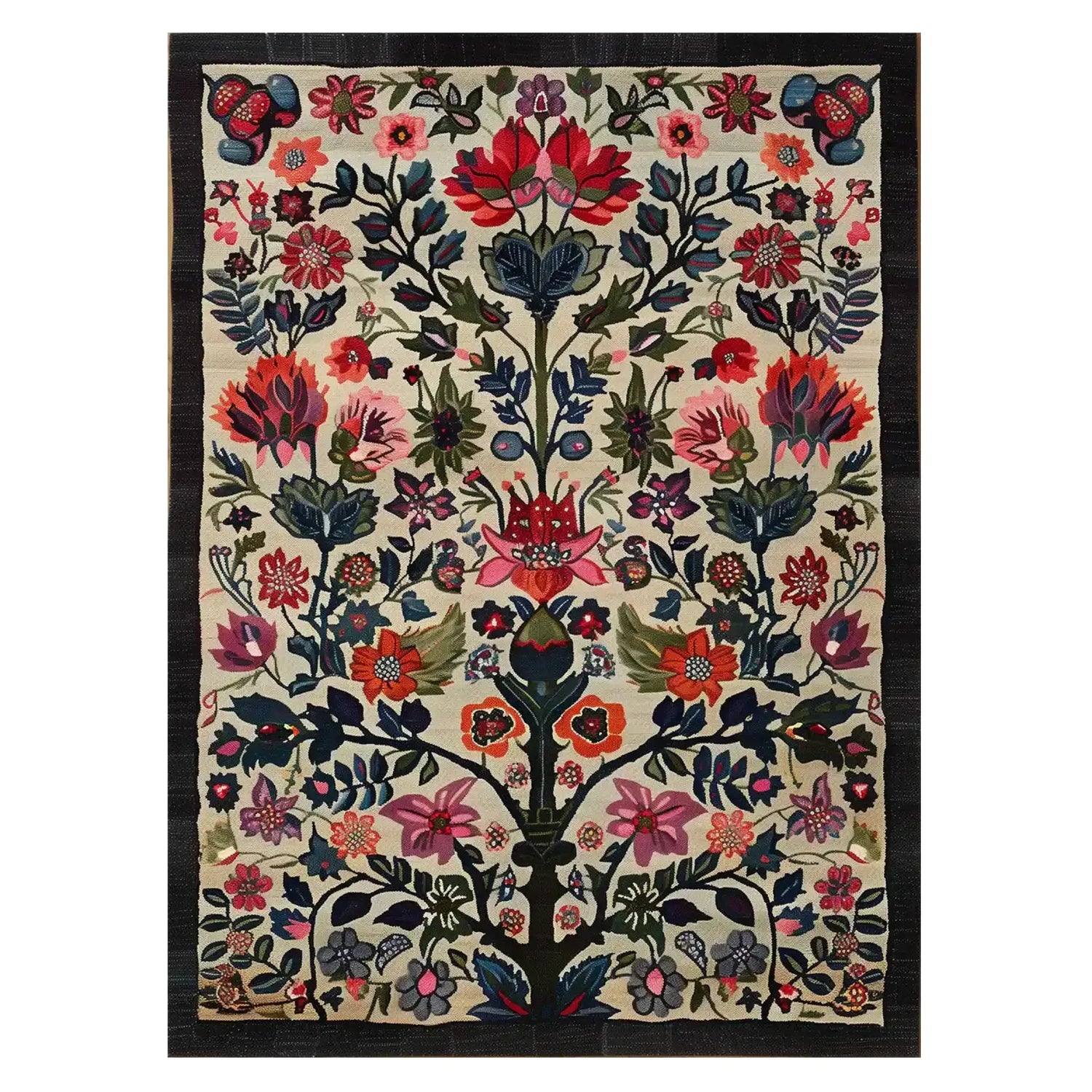 Antiquety Garden Hand Tufted Wool Rug