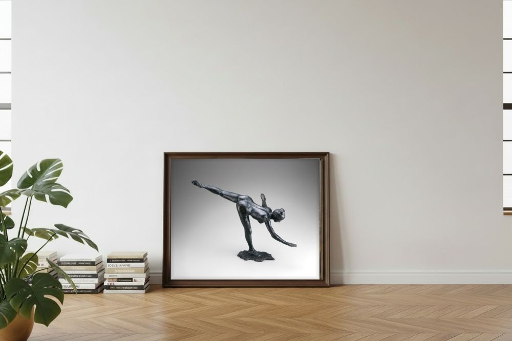 Framed room mockup - leaning