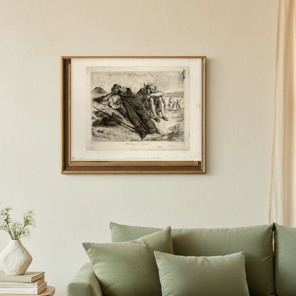 Framed room mockup - sage