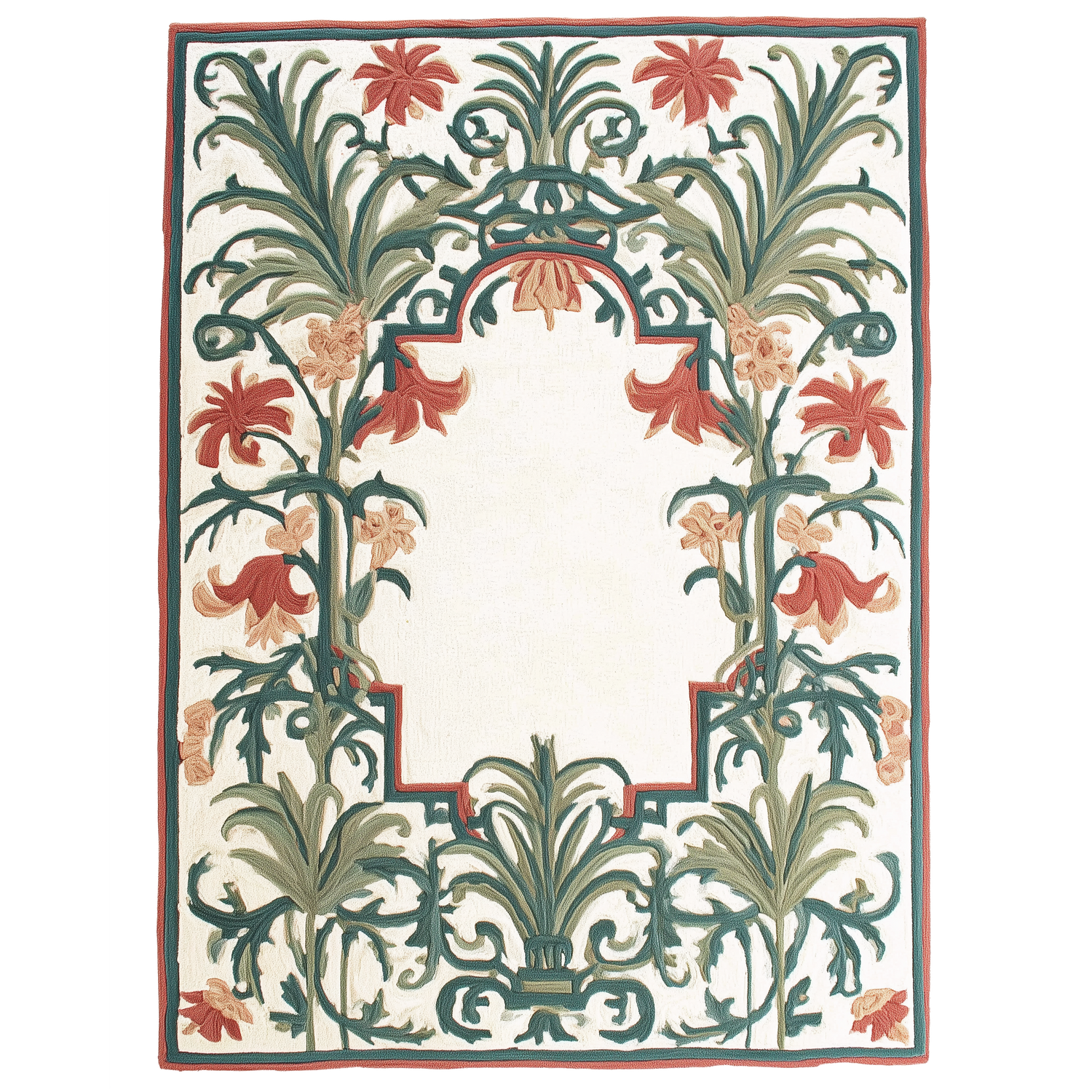 Arcadian Gate Hand Tufted Wool Rug