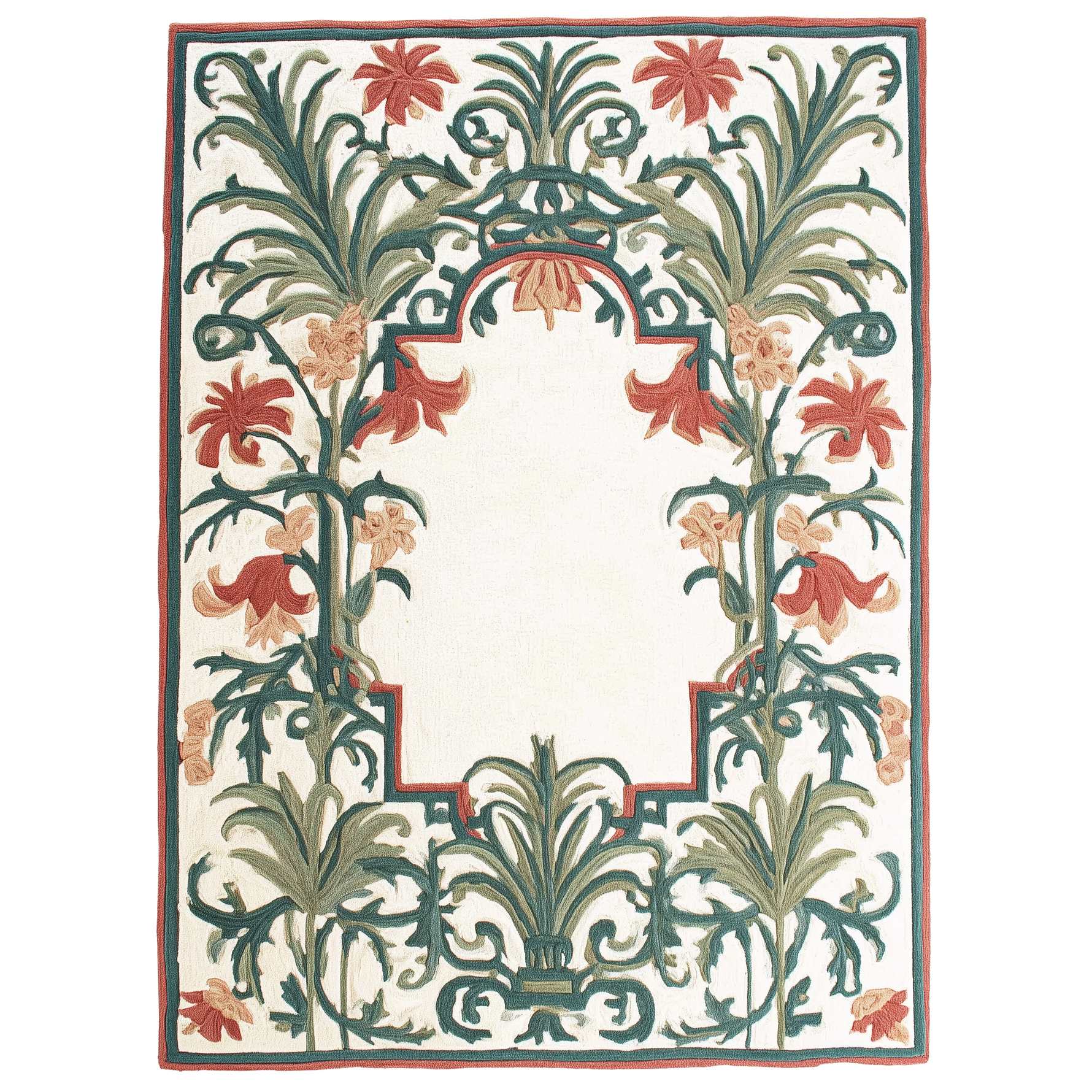 Arcadian Gate Hand Tufted Wool Rug