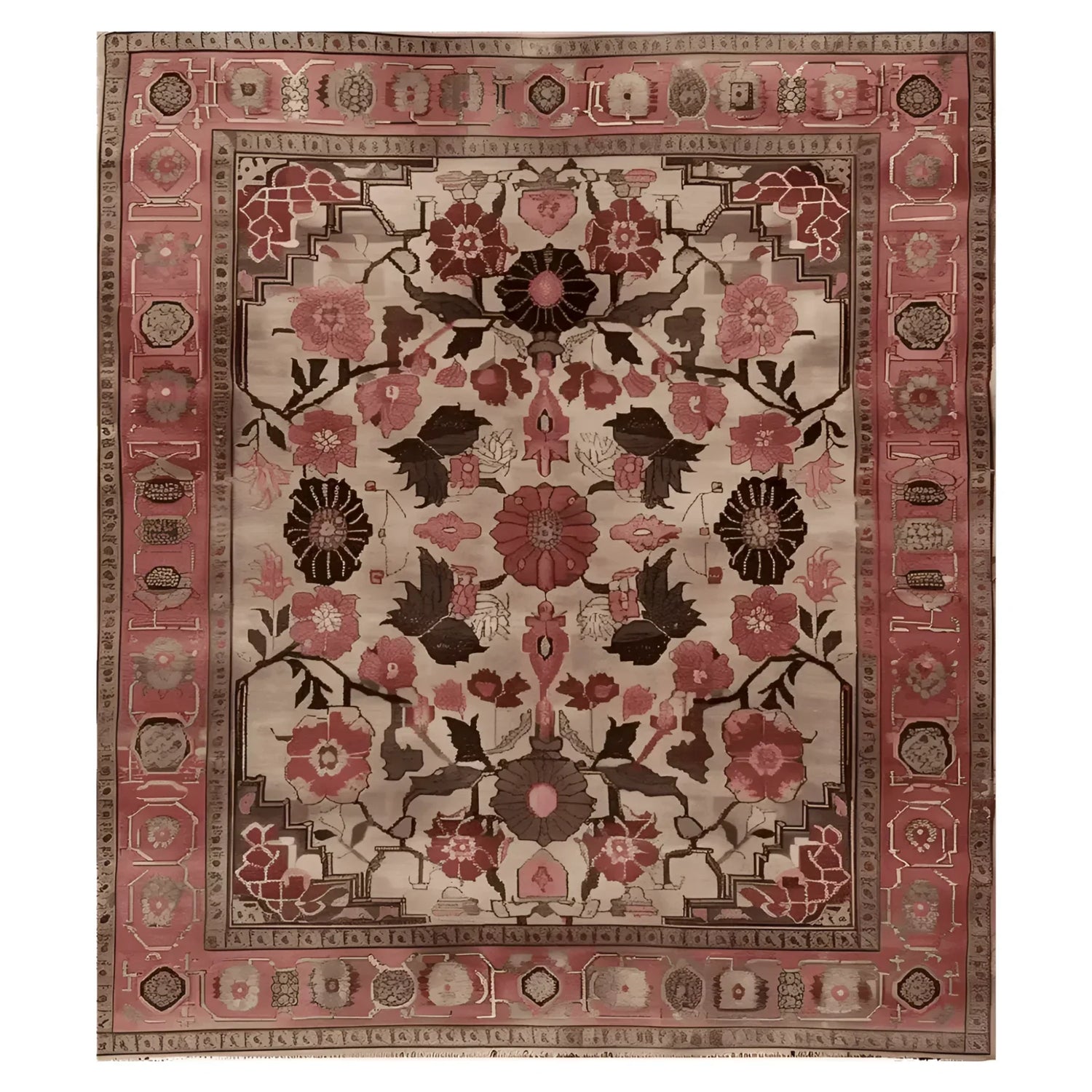 Arcadian Grandeur Knotted Wool Rug