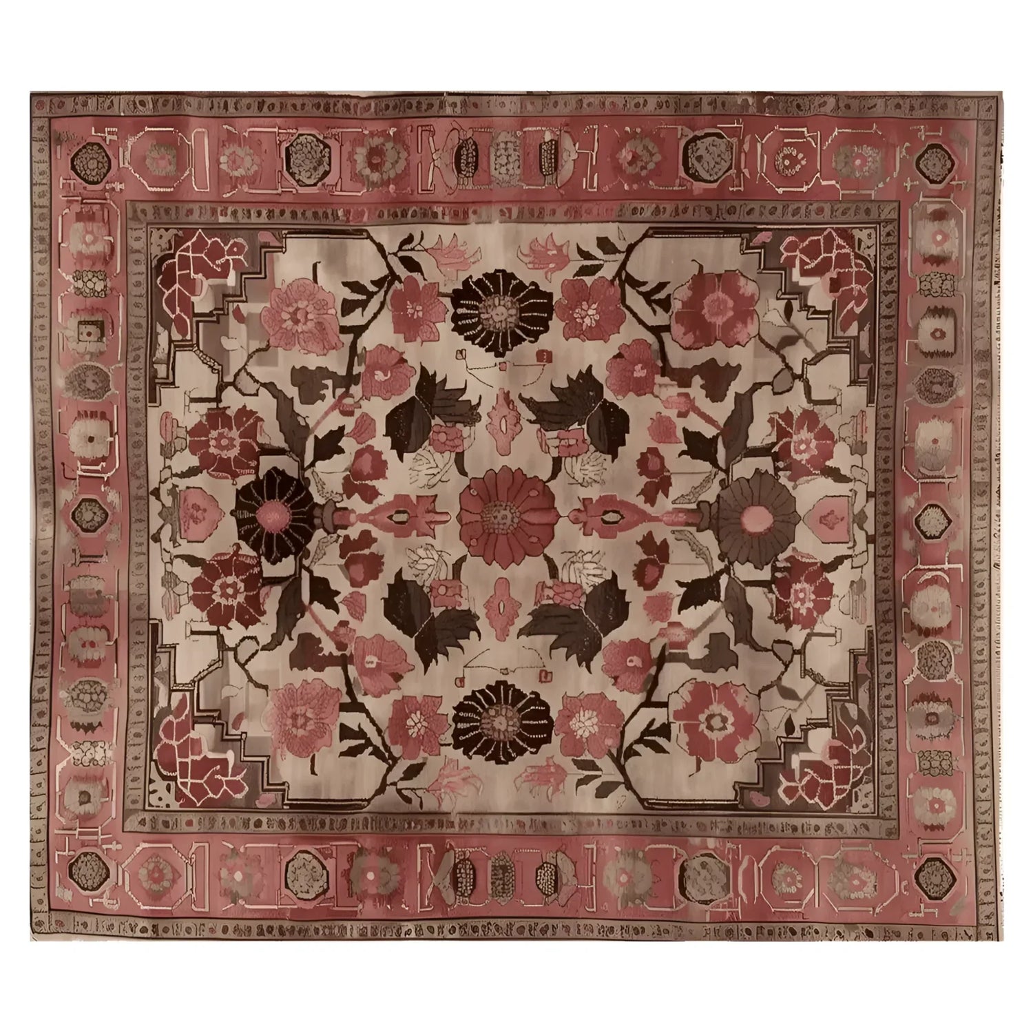 Arcadian Grandeur Knotted Wool Rug