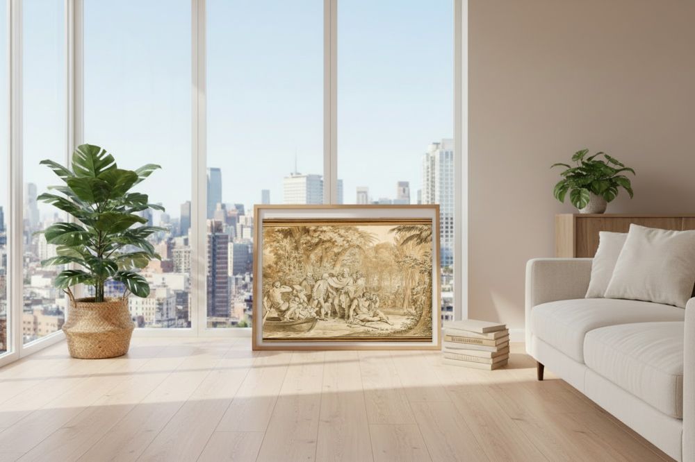 Framed room mockup - loft
