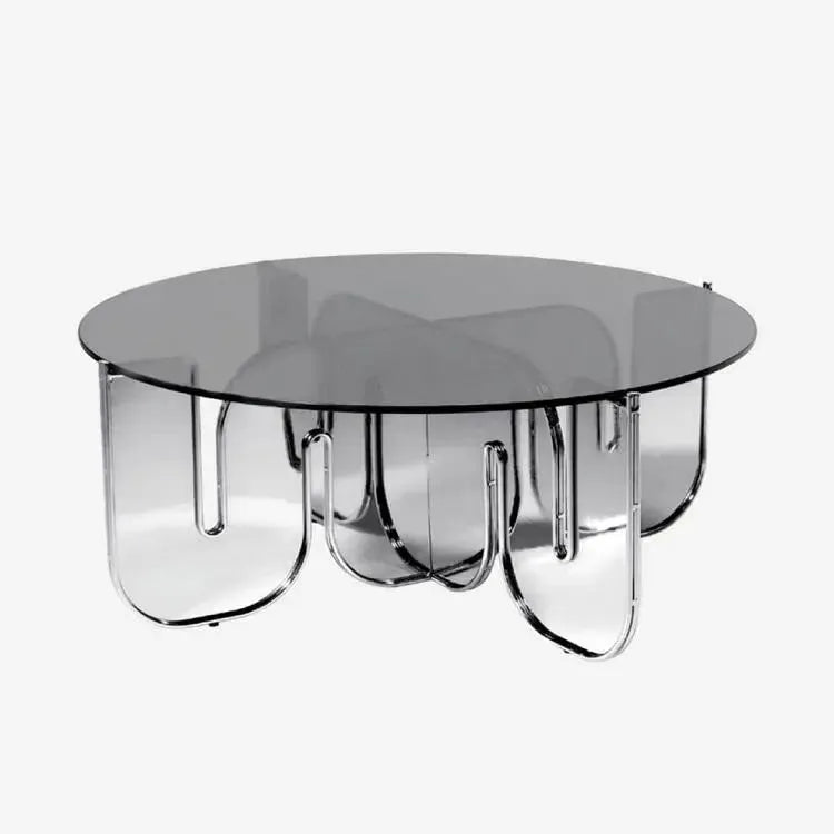 Art Deco Acrylic Round Coffee Table