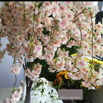 Artificial Cherry Blossom Branch - Extra Large Light pink