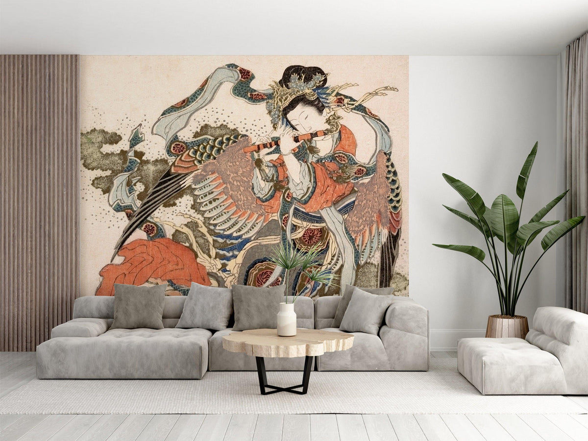 Asian Angel Wallpaper Mural