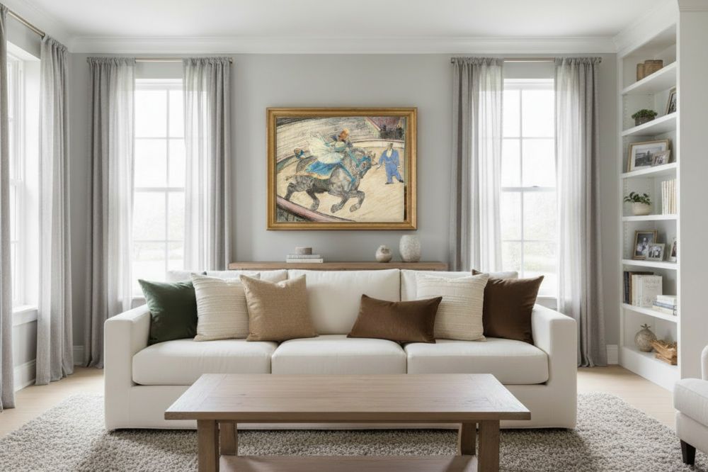 Framed room mockup - gold