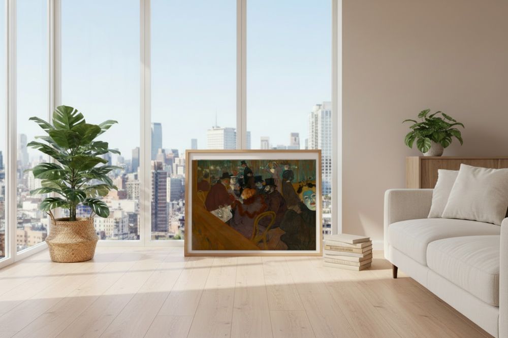 Framed room mockup - loft