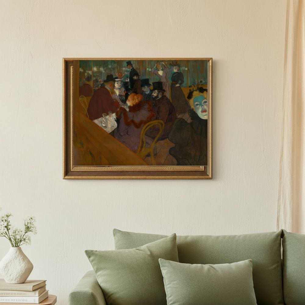 Framed room mockup - sage