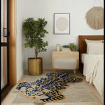 Authentic Tibetan Tiger Hand Tufted Wool Rug