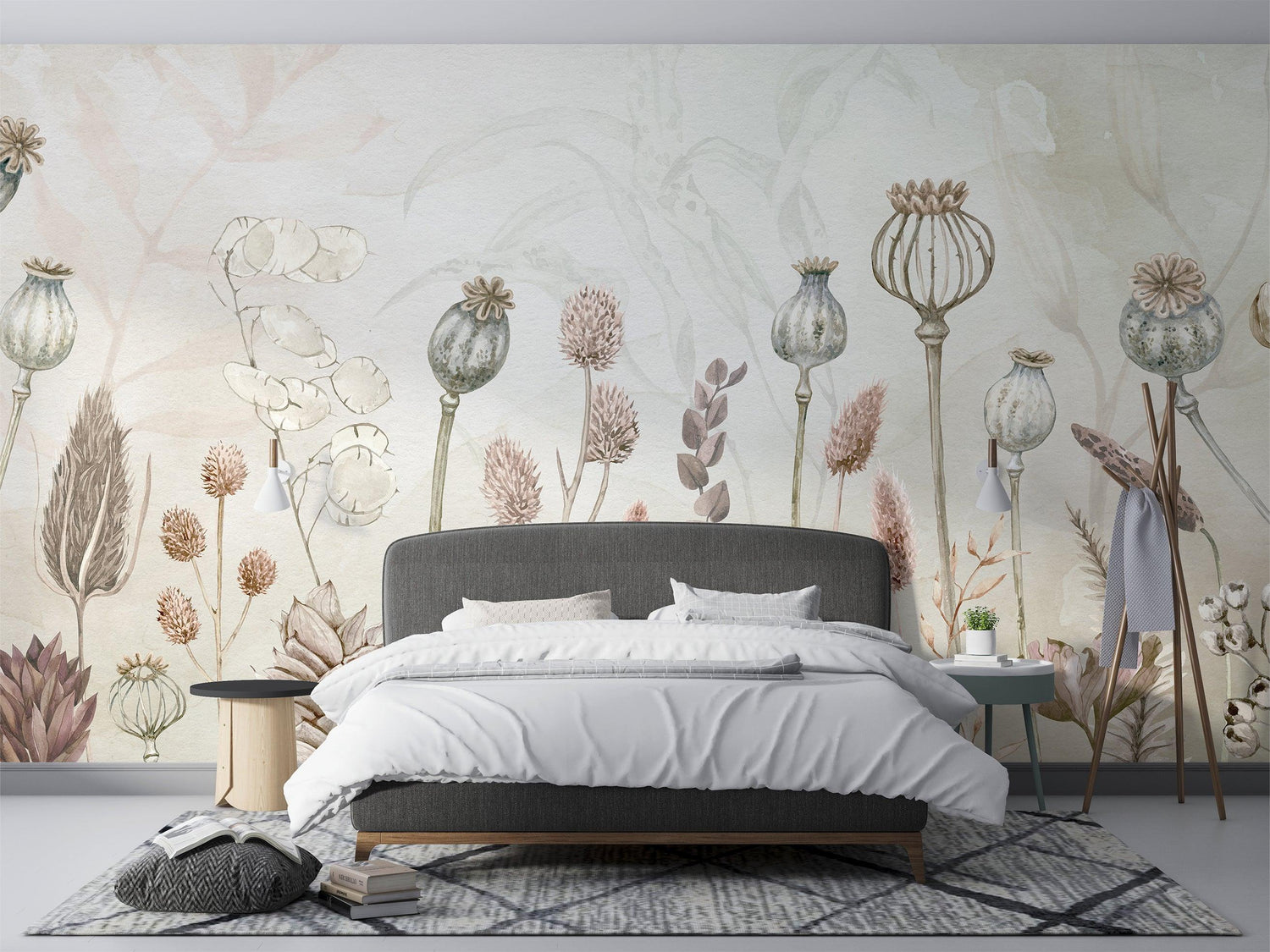 Autumn Flowers Wallpaper Mural