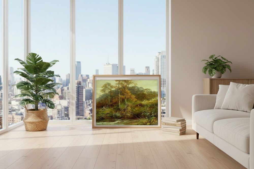 Framed room mockup - loft