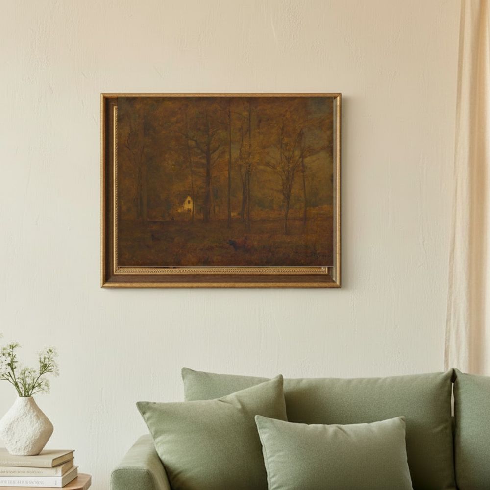 Framed room mockup - sage