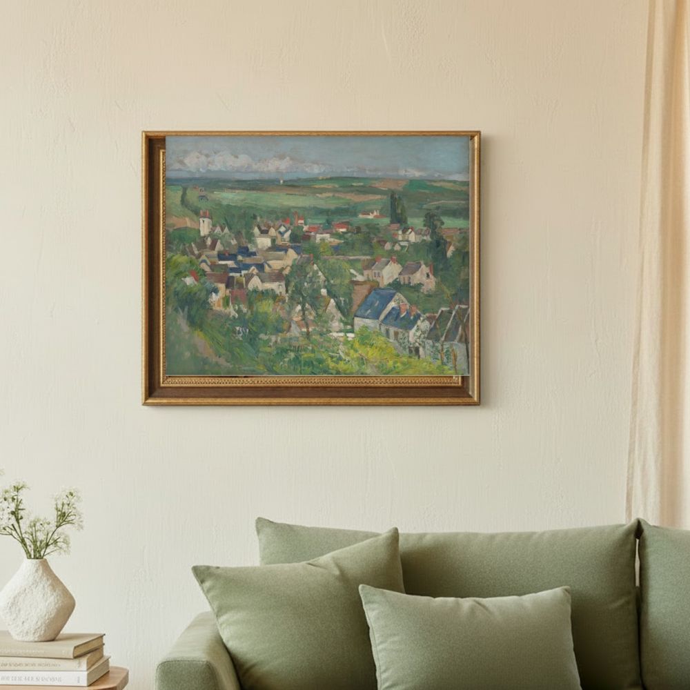Framed room mockup - sage