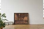 Framed room mockup - leaning