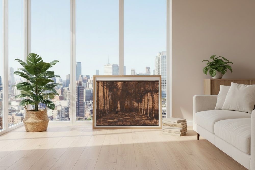 Framed room mockup - loft